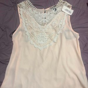 NEW Forever21 Chiffon Lace Top